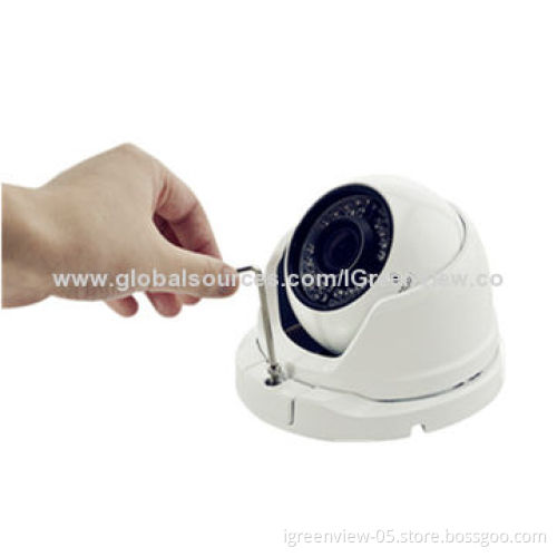Sony Color CCD 650TVL Vandal-proof IR Dome Camera with One Screw Design for Easy Installation